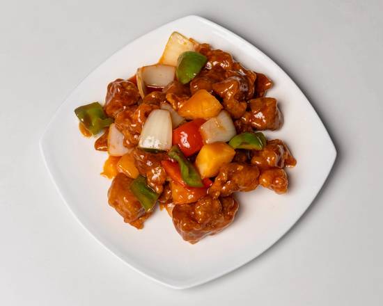K66咕嚕雞肉/咕嚕肉 Sweet & Sour Chicken or Pork